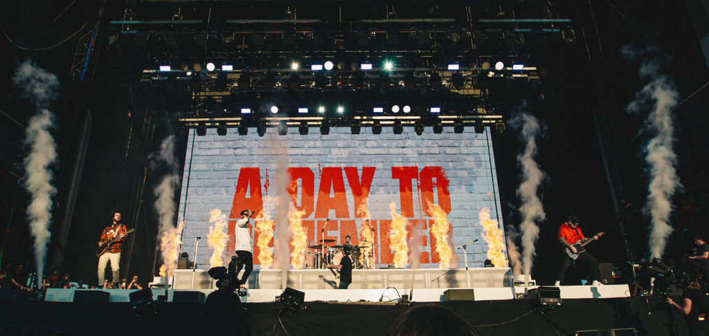 A Day To Remember on stage