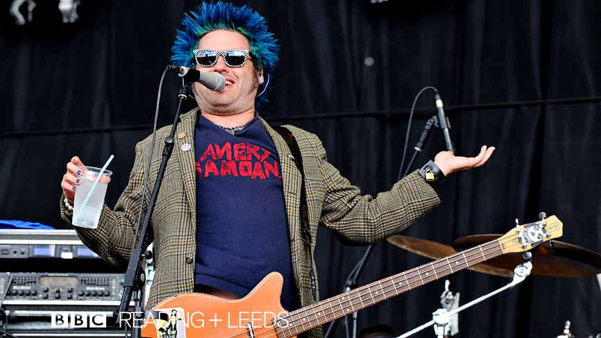 Fat Mike of NOFX at Reading Festival