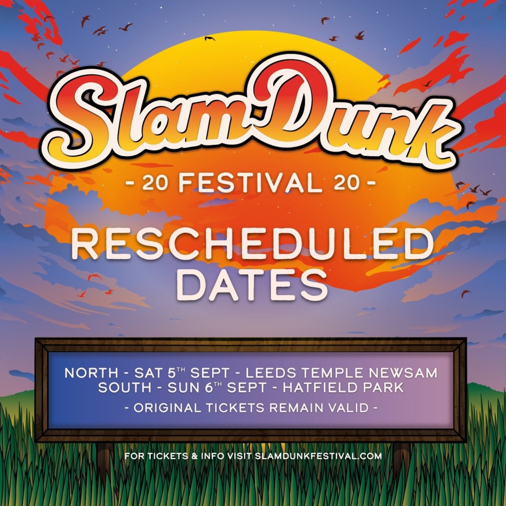 Poster for Slam Dunk with revised dates