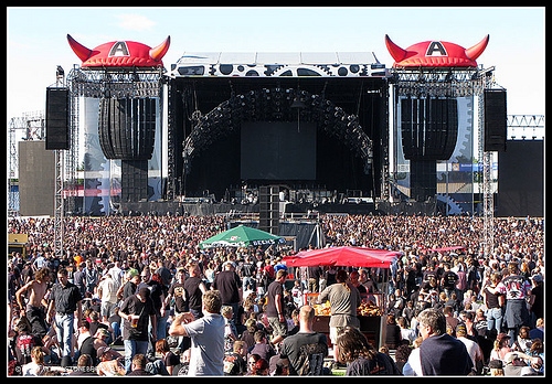 ACDC stage at Download Festival 2010