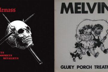 Covers for albums by Candlemass and Melvins