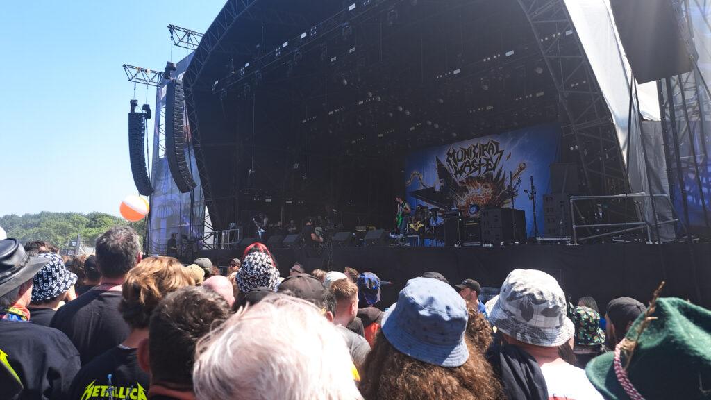 Municipal Waste performing at download Festival 2023